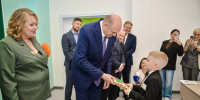 Евгений Солнцев приехал на открытие новой школы в Бузулук - YasVesti.Ru